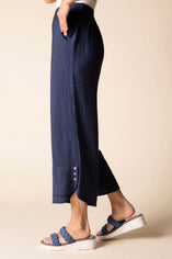 Whisper Jacquard Rayon Crop Pant