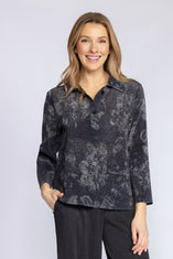 Parisian Pleats Floral Gala Jacket