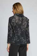 Parisian Pleats Floral Gala Jacket