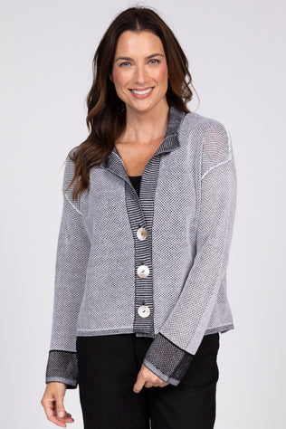 Mesh Stitch Go To Cardigan