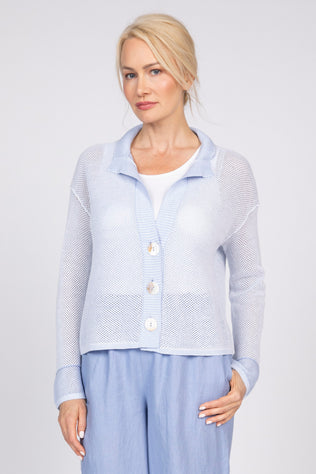 Mesh Stitch Go To Cardigan