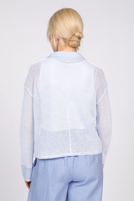 Mesh Stitch Go To Cardigan