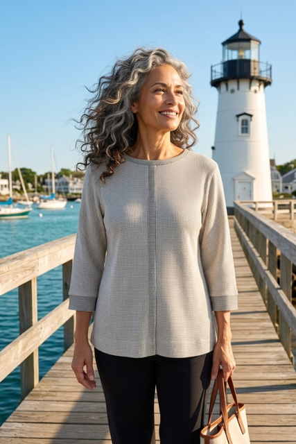 Opposites Attract Seamed Top
