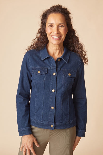 Stonewash Knit Jean Jacket