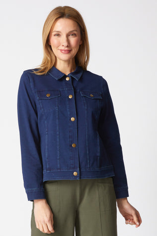 Stonewash Knit Jean Jacket
