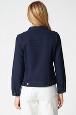 Stonewash Knit Jean Jacket