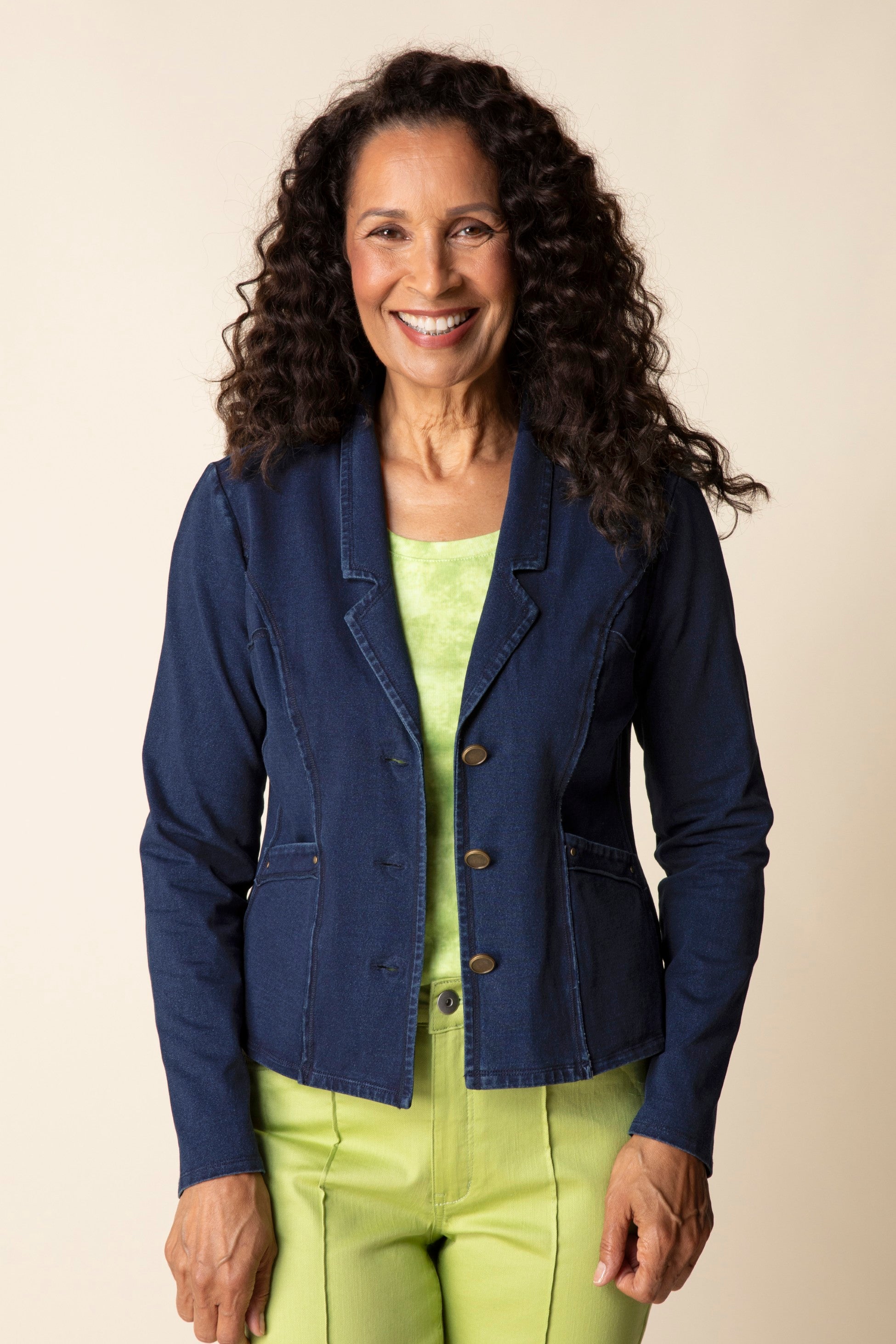 Stonewash Knit Denim South Side Jacket | Habitat Clothes
