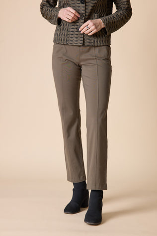 Stonewash Knit Straight Pant