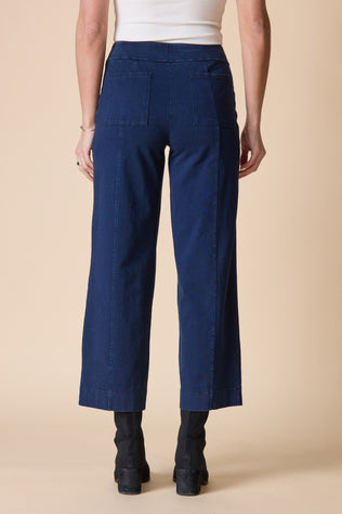Stonewash Knit Pocket Flood Pant