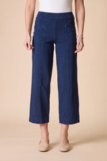 Stonewash Knit Pocket Flood Pant
