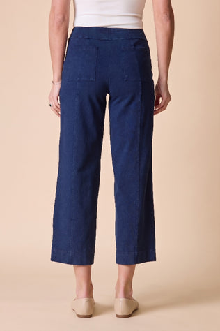 Stonewash Knit Pocket Flood Pant
