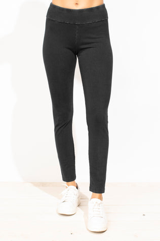 Stonewash Knit Slim Pant