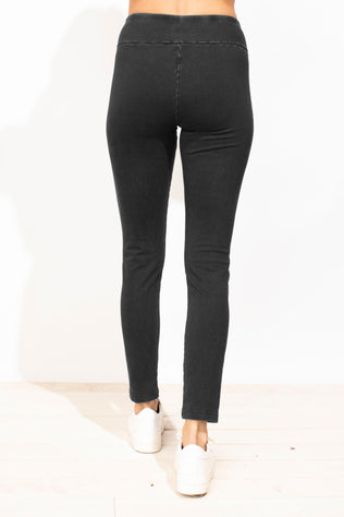 Stonewash Knit Slim Pant
