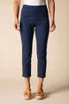 Stonewashed Capri Knit Jean