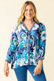 Vintage Mix Mandarin Collar Shirt