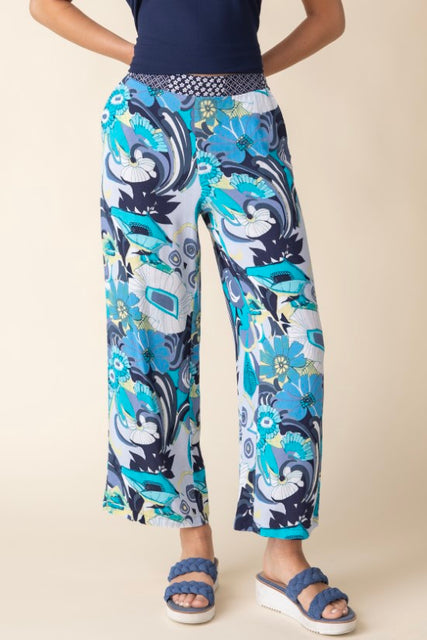 Vintage Floral Crop Pant
