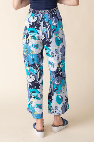 Vintage Floral Crop Pant