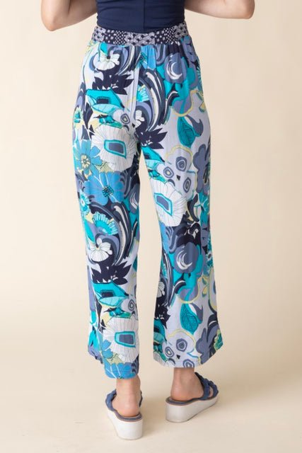 Vintage Floral Crop Pant