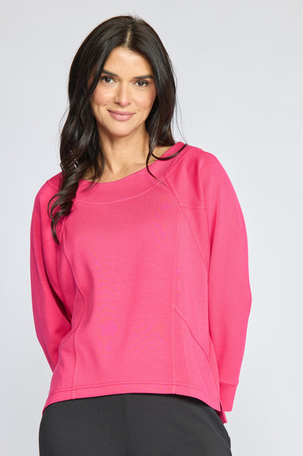 Feather Lux Knit Travel Pullover
