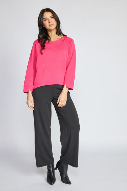 Feather Lux Knit Travel Pullover