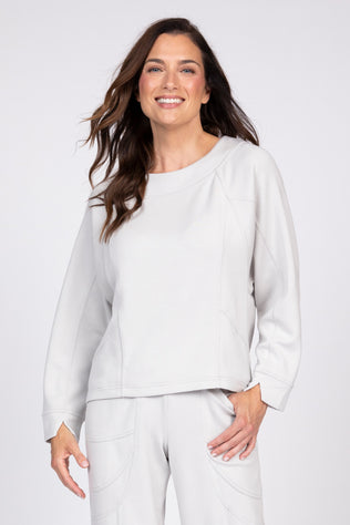 Feather Lux Knit Travel Pullover