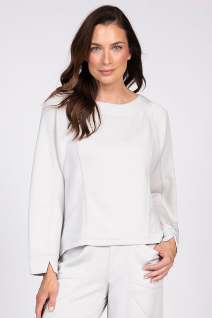 Feather Lux Knit Travel Pullover