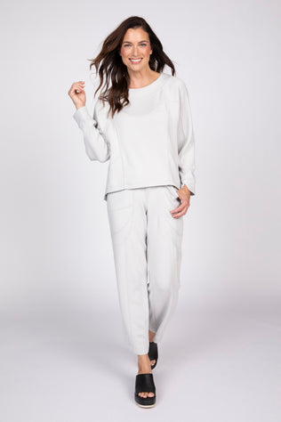 Feather Lux Knit Travel Pullover