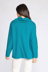 Feather Lux Knit Cowl Tunic