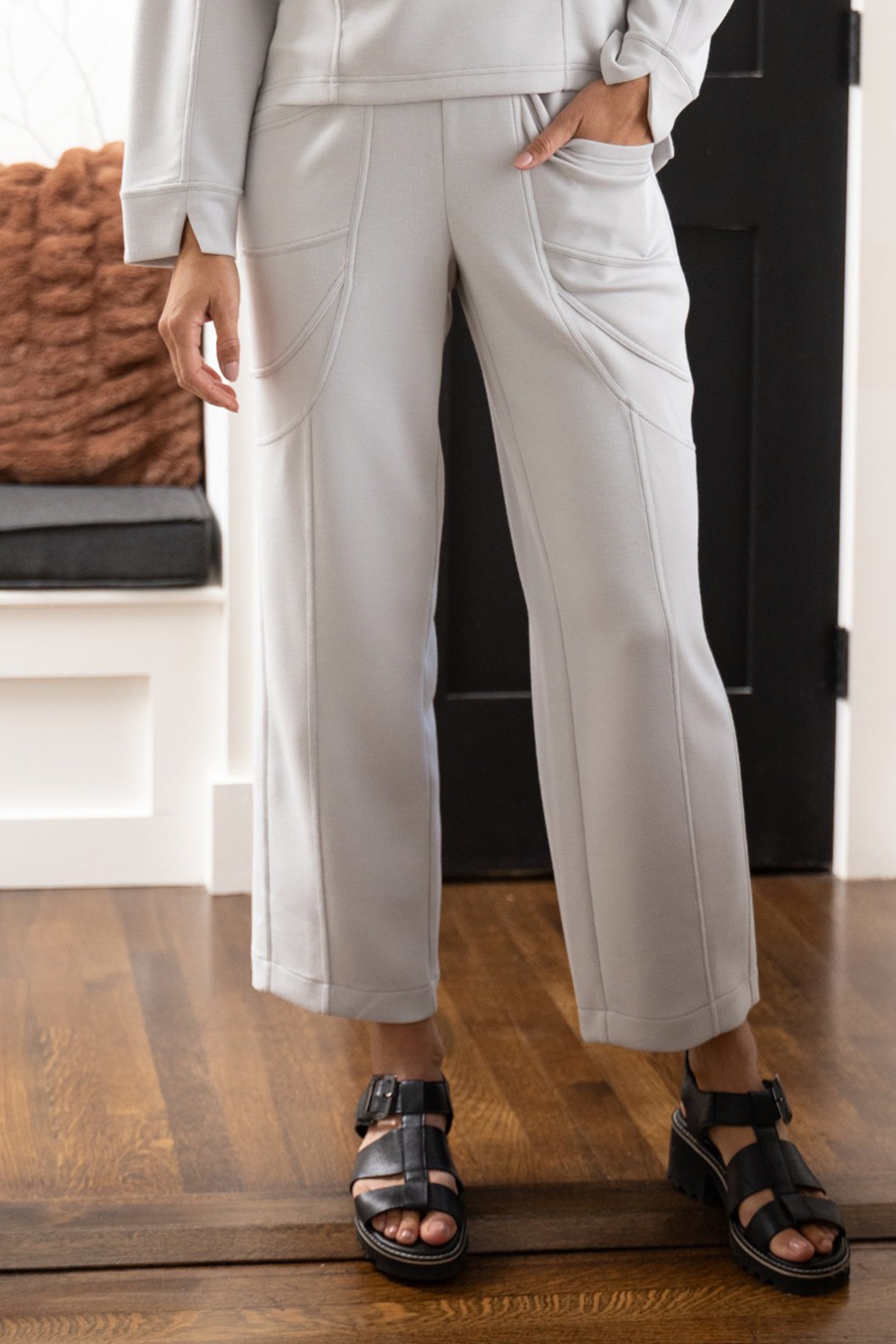 Feather Lux Knit Travel Pant | Olivia by Habitat – Habitat Clothes