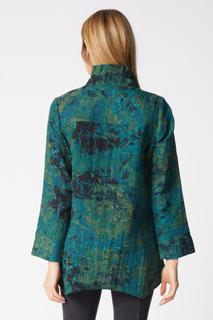 Express Travel Jacobian Floral Artist Shirt