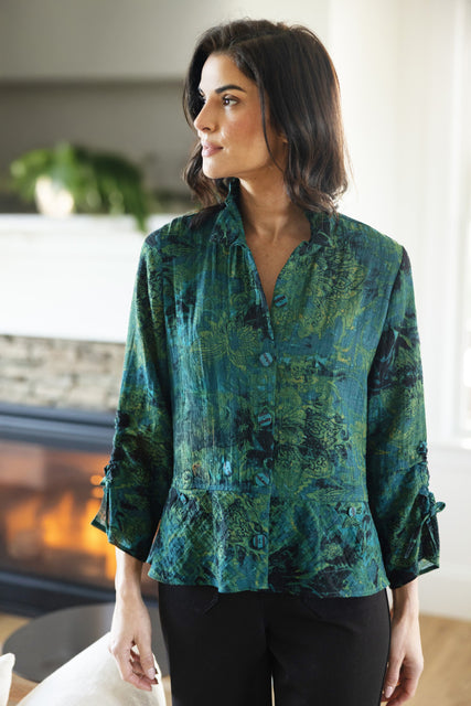 Express Travel Jacobian Floral Event Jacket
