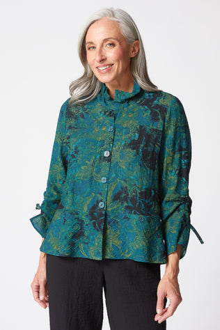 Express Travel Jacobian Floral Event Jacket