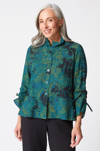 Express Travel Jacobian Floral Event Jacket