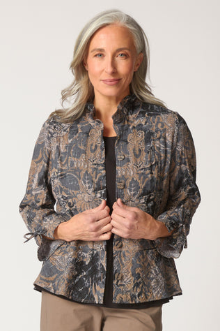 Express Travel Jacobian Floral Event Jacket