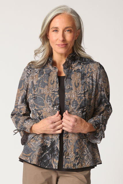 Express Travel Jacobian Floral Event Jacket