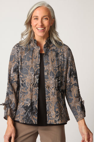Express Travel Jacobian Floral Event Jacket