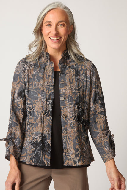 Express Travel Jacobian Floral Event Jacket
