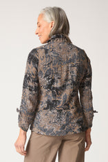 Express Travel Jacobian Floral Event Jacket