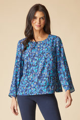 Destination Unknown Button Back Pullover