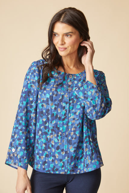 Destination Unknown Button Back Pullover