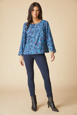 Destination Unknown Button Back Pullover