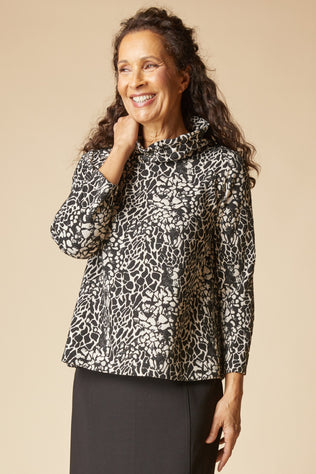 Spot-On Cowl Pullover