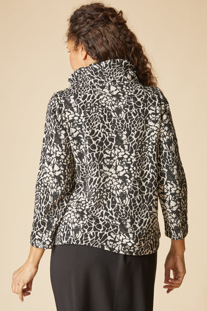 Spot-On Cowl Pullover