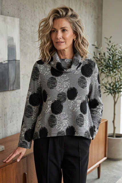 Spotlight Knit Cowl Pullover