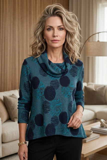 Spotlight Knit Cowl Pullover