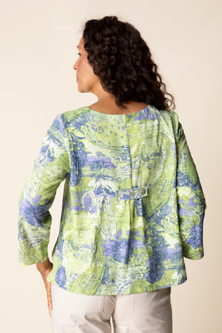 Destination Unknown Pleat Back Pullover