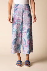 Destination Unknown Button Hem Crop Pant
