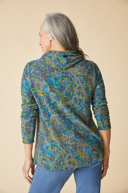 Super Soft Fleece Paisley Cowl