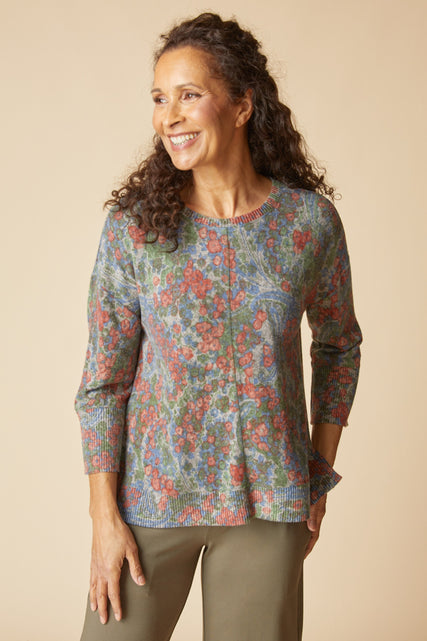 Super Soft Fleece Paisley Pullover