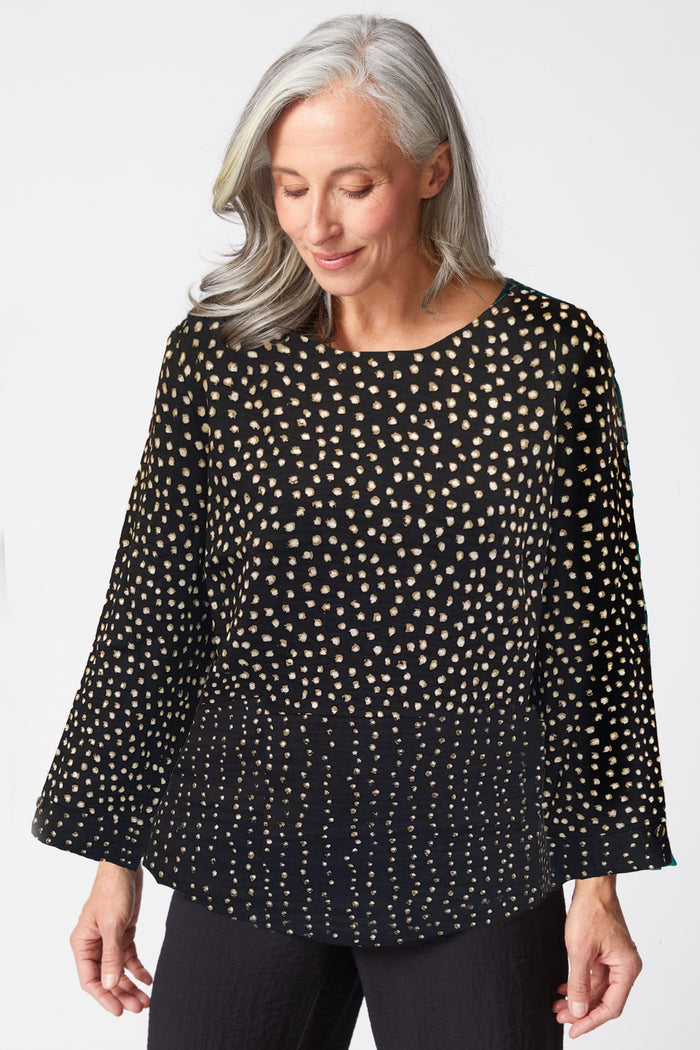 Express Travel Organic Dot Pullover
